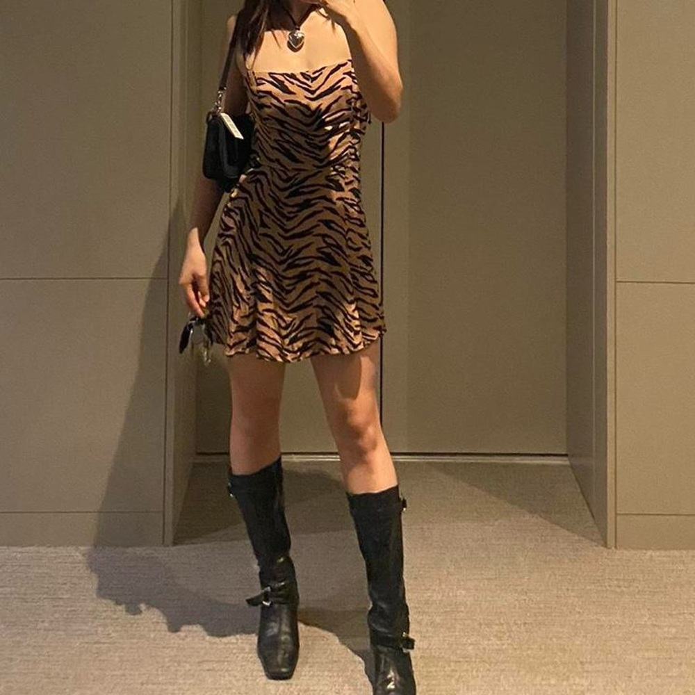reformation mini dress